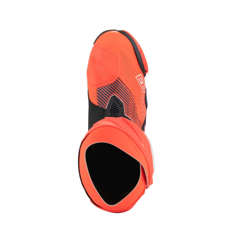 Alpinestars Supertech R Vented limited edition MM93 Marc Marquez fluor rood-blauw-zwarte motorlaarzen