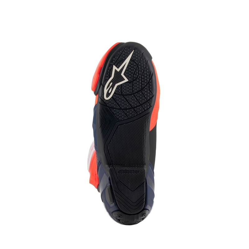 Alpinestars Supertech R Vented limited edition MM93 Marc Marquez fluor rood-blauw-zwarte motorlaarzen
