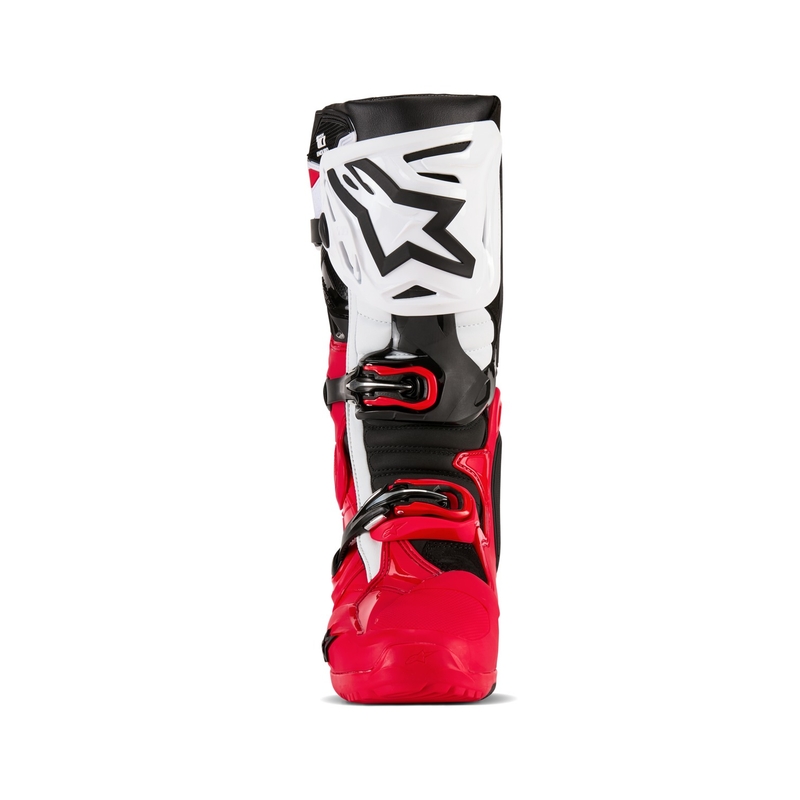 Alpinestars Tech 10 Enduro rood-zwart-wit motorlaarzen