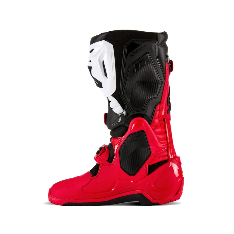 Alpinestars Tech 10 Enduro rood-zwart-wit motorlaarzen