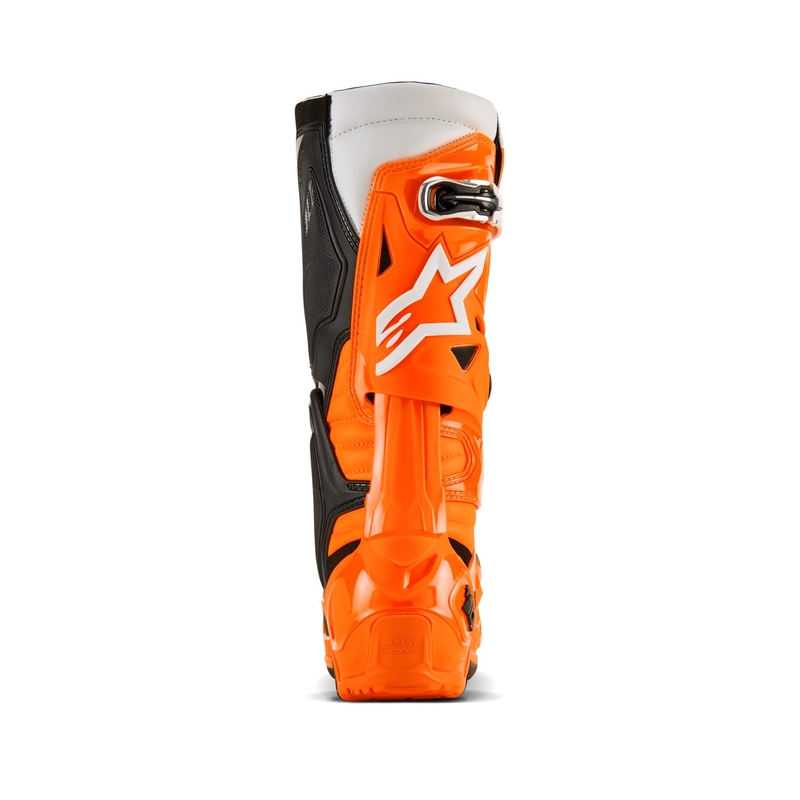 Alpinestars Tech 10 Enduro fluor oranje-zwart-wit motorlaarzen