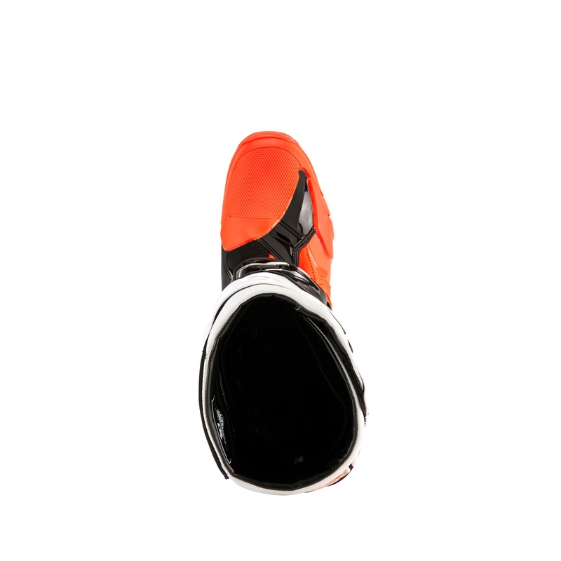 Alpinestars Tech 10 Enduro fluor oranje-zwart-wit motorlaarzen