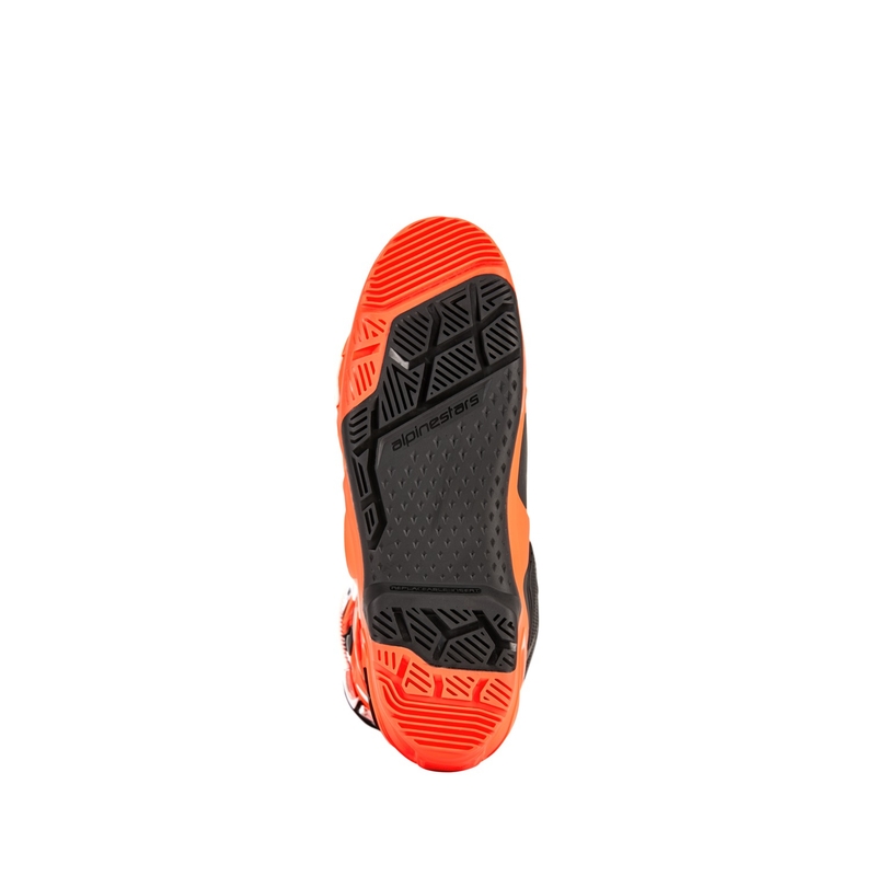 Alpinestars Tech 10 Enduro fluor oranje-zwart-wit motorlaarzen
