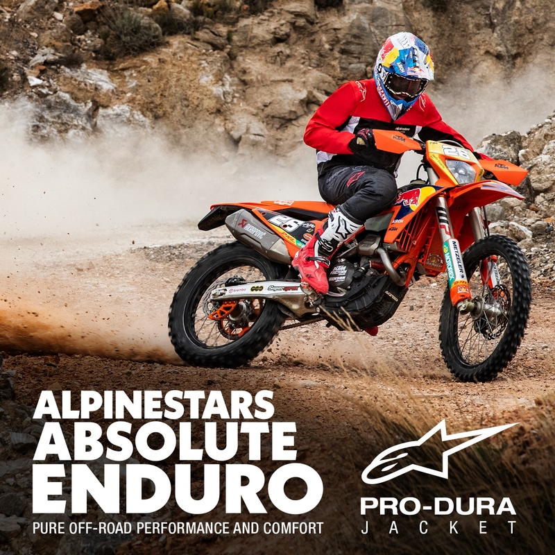 Alpinestars PRO-Dura zwart-rood-wit jack