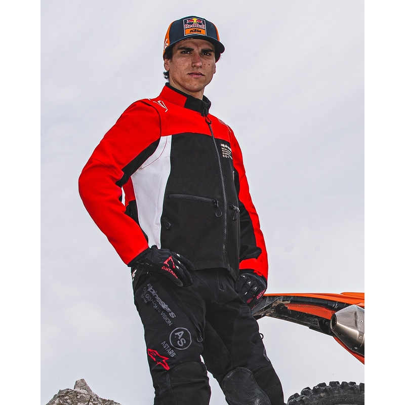 Alpinestars PRO-Dura zwart-rood-wit jack