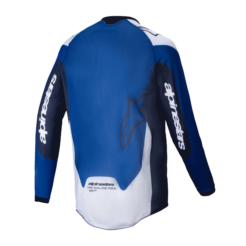 Alpinestars PRO-Dura motorcross trui blauw en wit