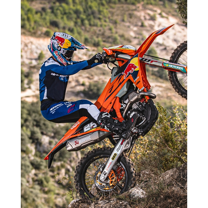 Alpinestars PRO-Dura motorcross trui blauw en wit