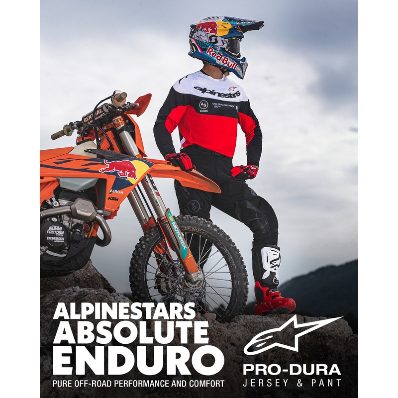 Alpinestars PRO-Dura Motorcrossbroek Zwart Wit