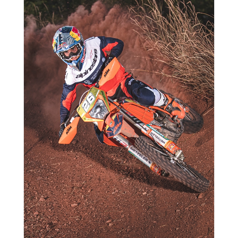 Alpinestars PRO-Dura Motorcrossbroek blauw-oranje-wit