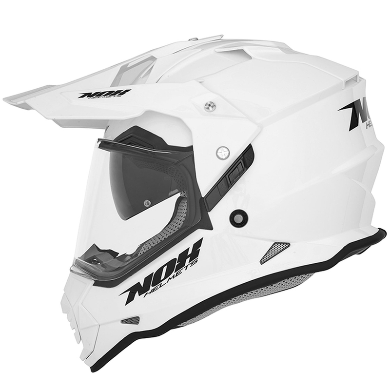 Endurohelm NOX N312 parelwit