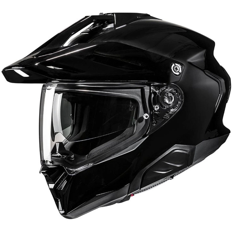 Enduro motorhelm HJC RPHA 60 Solid zwart glanzend