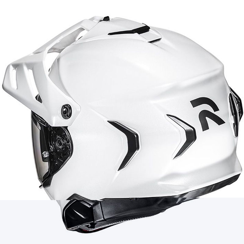Enduro motorhelm HJC RPHA 60 Solid parelwit