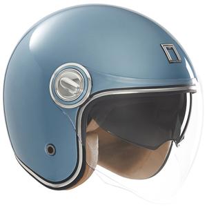Open motorhelm NOX PREMIUM Heritage turquoise