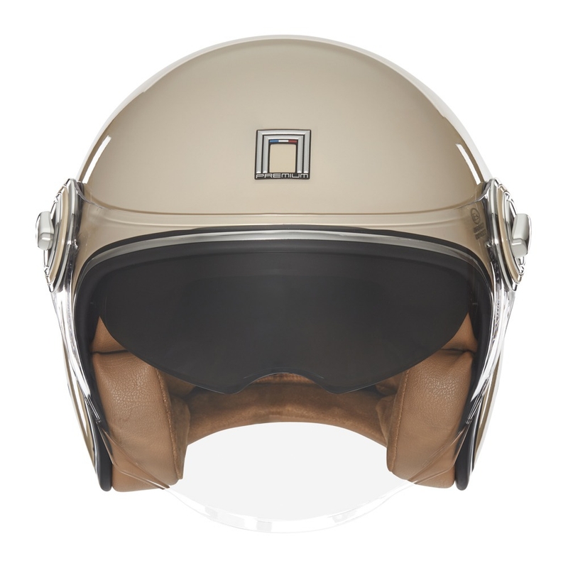 Open motorhelm NOX PREMIUM Heritage beige