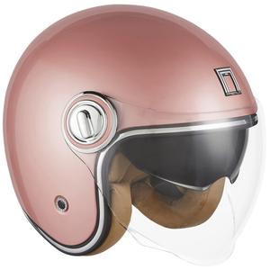 Open motorhelm NOX PREMIUM Heritage roze goud