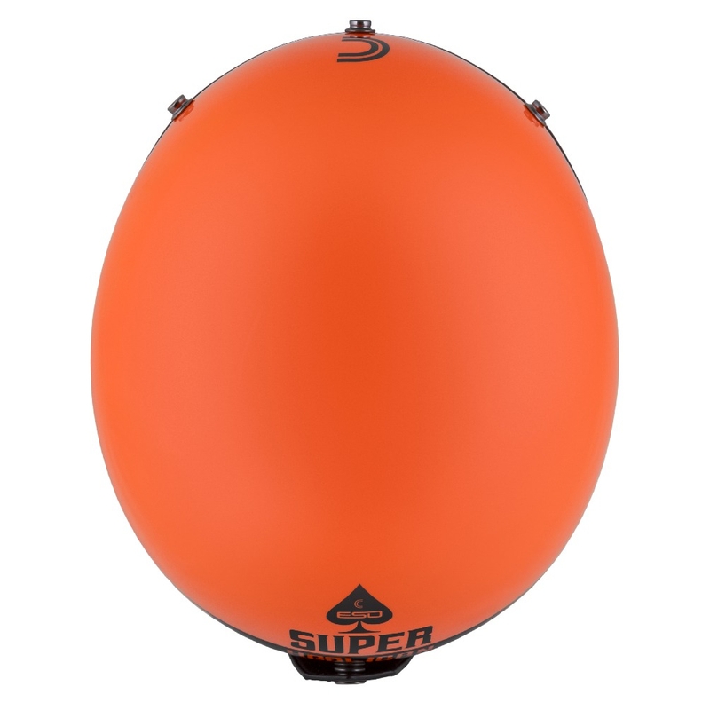 Cassida Eso Super Hooligan Open Motorhelm Zwart-Oranje Parel