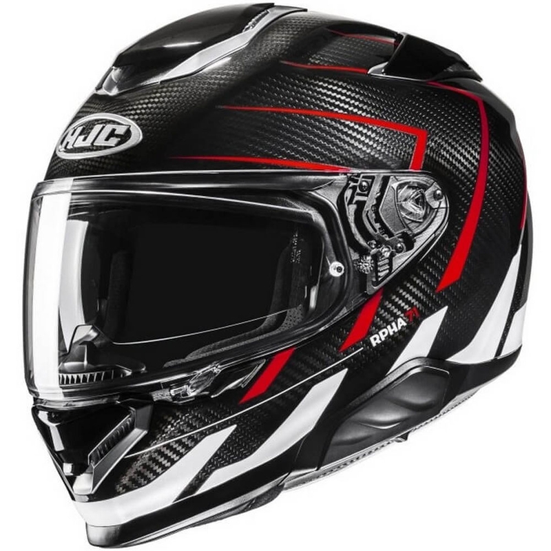 Integraalhelm HJC RPHA 71 CARBON Cano MC1 zwart-rood-wit uitverkoop