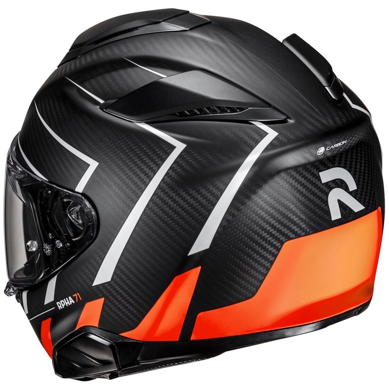 Integraalhelm HJC RPHA 71 CARBON Cano MC6HSF zwart-oranje uitverkoop