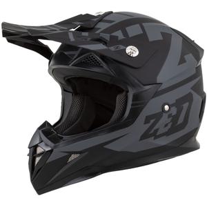 Motorcrosshelm ZED X1.9 Targa mat grijs-zwart