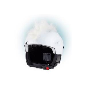 Crazy Ears Helm Oren Zwart Wit