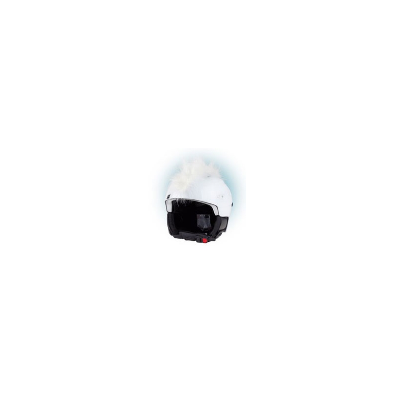 Crazy Ears Helm Oren Zwart Wit