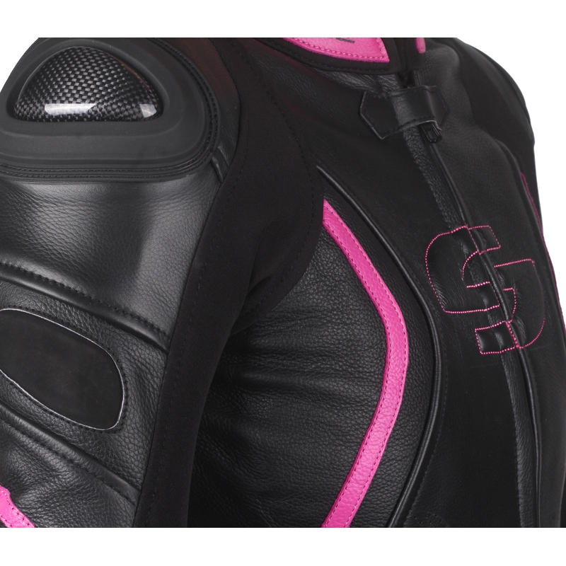 Tschul 536 zwart met roze jumpsuit voor dames uitverkoop