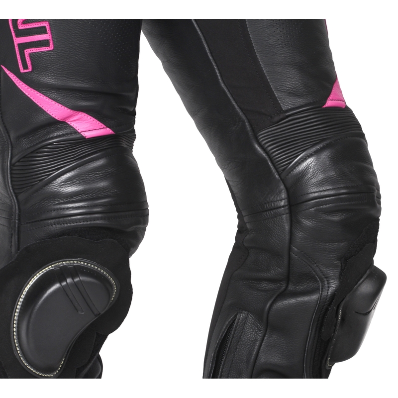 Tschul 536 zwart met roze jumpsuit voor dames uitverkoop