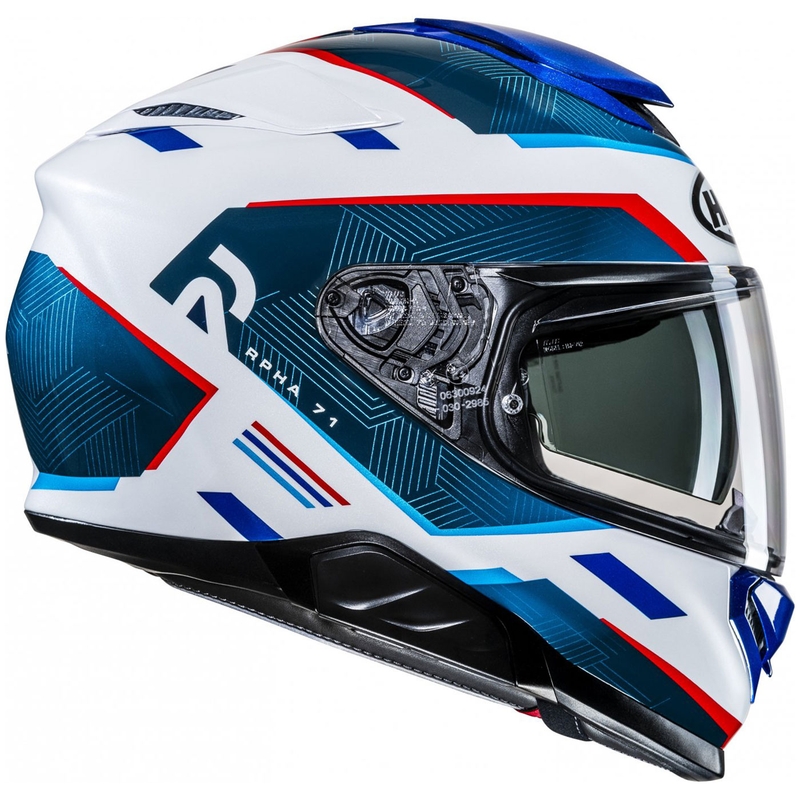 Integraal motorhelm HJC RPHA 71 Ellon MC21 wit-blauw-rood