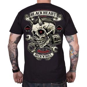 T-shirt Black Heart Liberty zwart