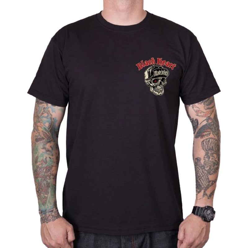 T-shirt Black Heart Zwaartekracht zwart