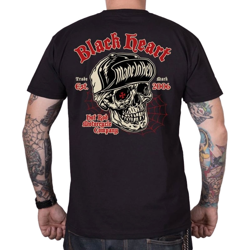 T-shirt Black Heart Zwaartekracht zwart