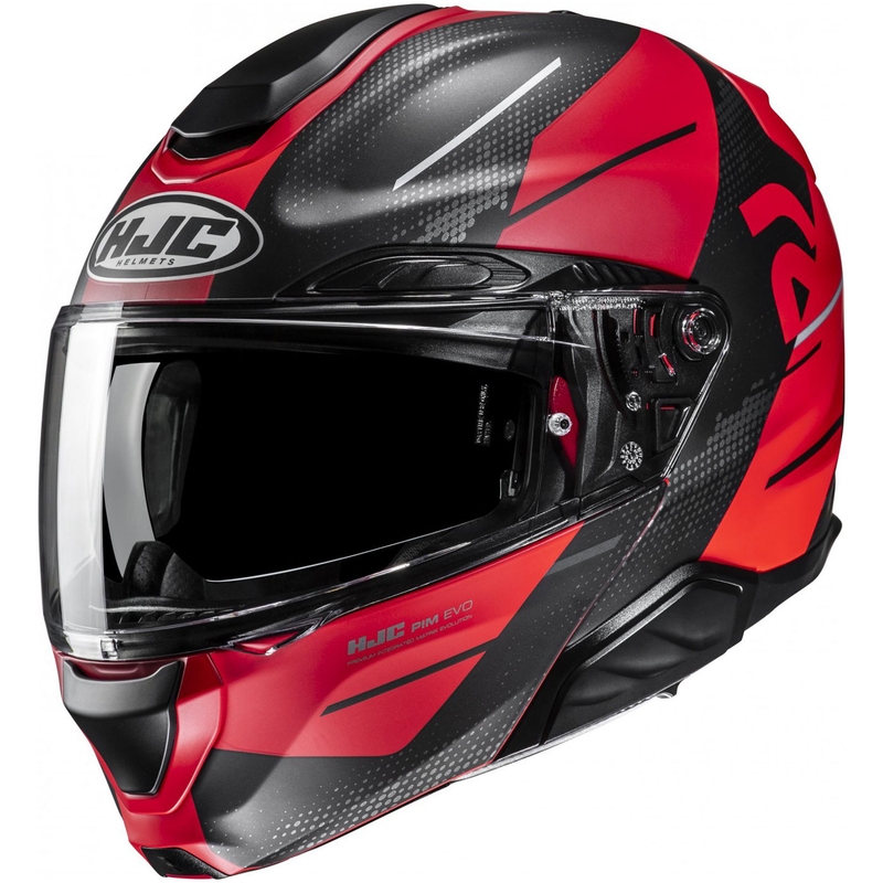 Opvouwbare motorhelm HJC RPHA 91 Blat MC1SF rood-zwart