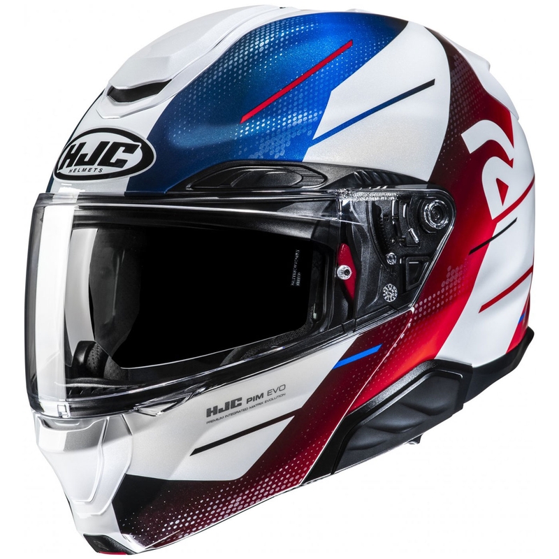 Opvouwbare motorhelm HJC RPHA 91 Blat MC21 wit-blauw-rood