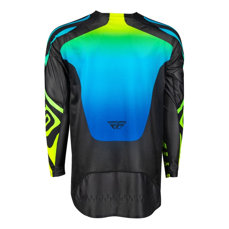 Motorcross trui FLY Racing Evolution zwart-blauw-fluo geel