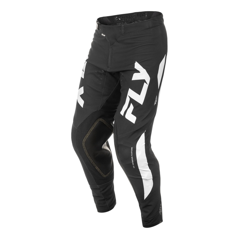 FLY Racing Evolution Motorcrossbroek zwart-wit-paars