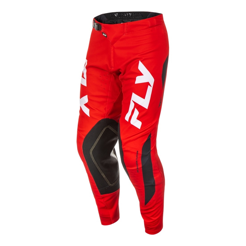Motorcrossbroek FLY Racing Evolution rood-wit-zwart