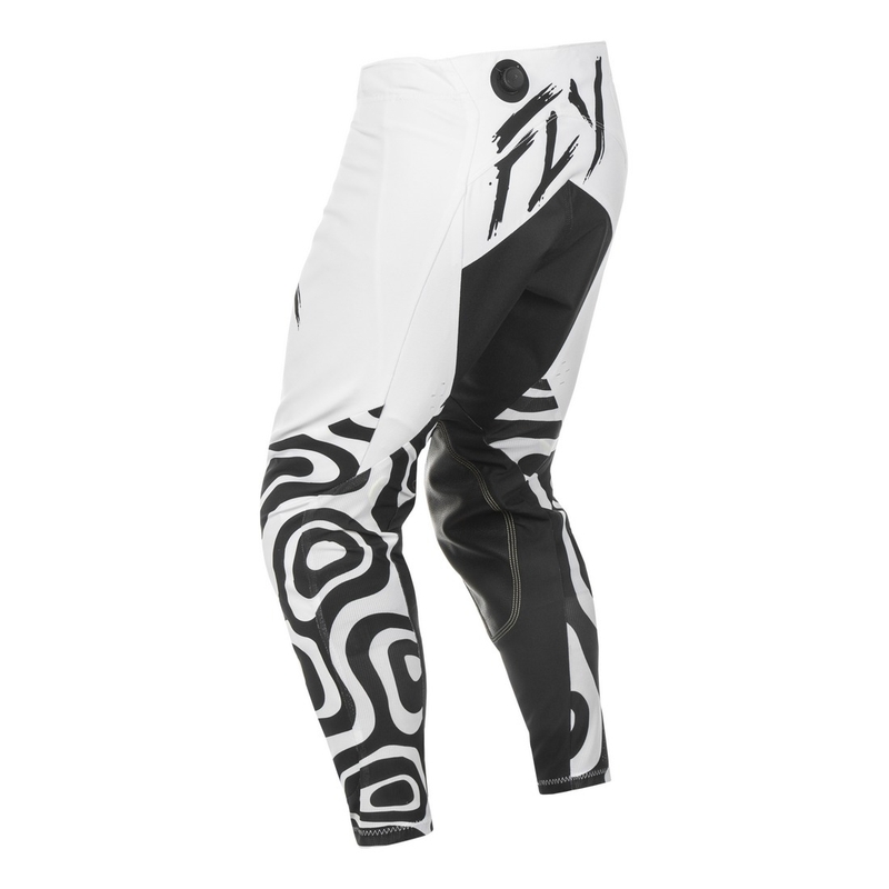 Motorcrossbroek FLY Racing Evolution wit-zwart