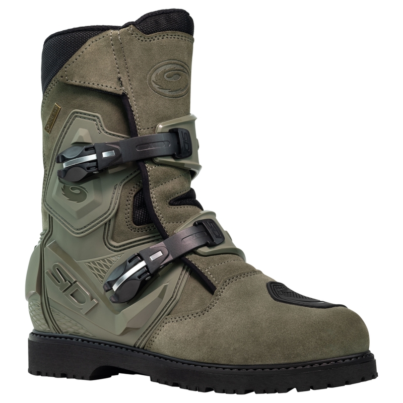 SiDi Adventure Gore-Tex 2 Mid kaki motorlaarzen