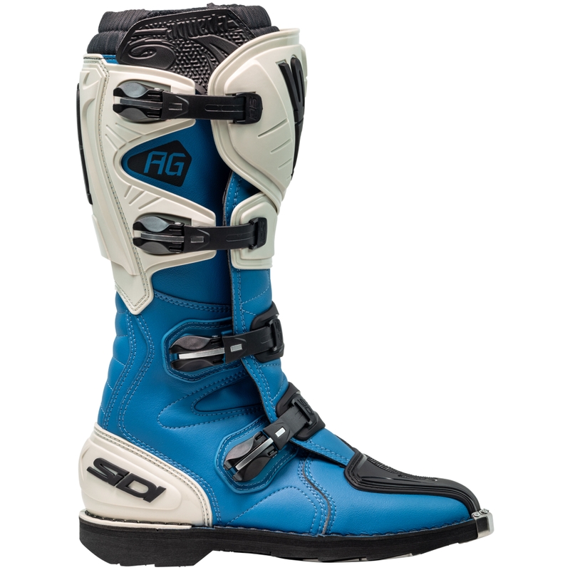 SiDi Agueda motorcrosslaarzen blauw-beige