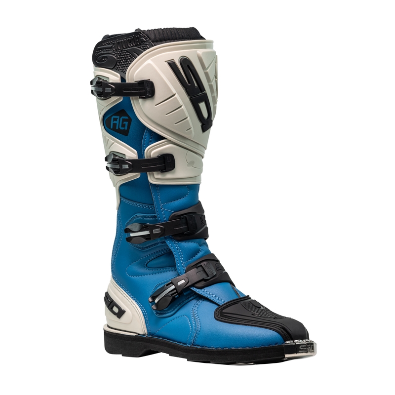 SiDi Agueda motorcrosslaarzen blauw-beige