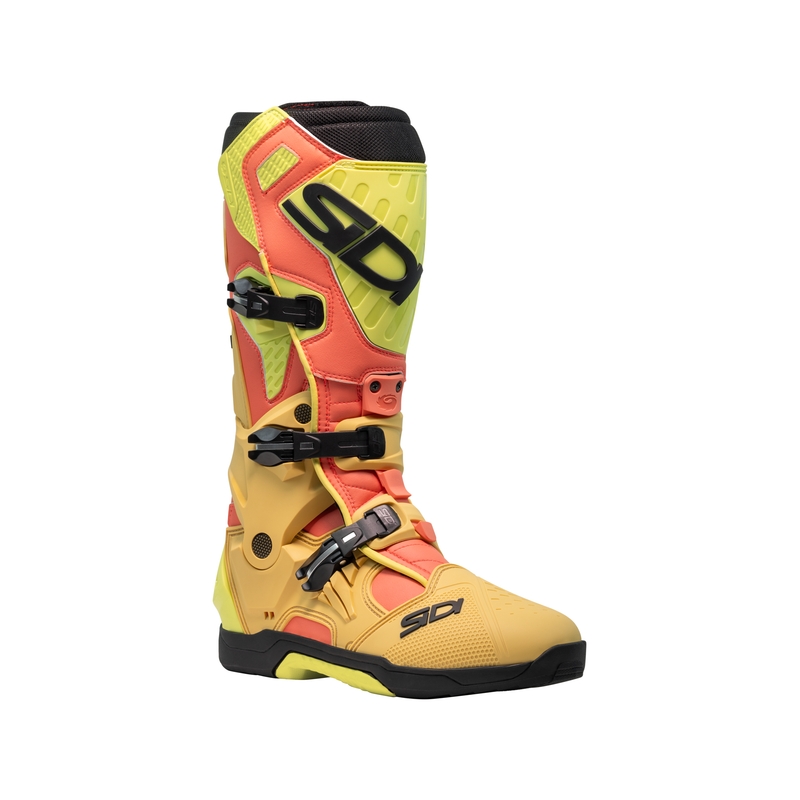 SiDi Crossair motorlaarzen goudgroenig