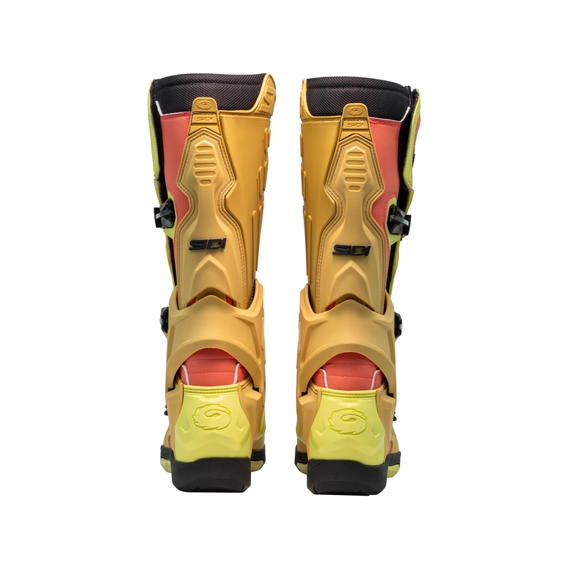 SiDi Crossair motorlaarzen goudgroenig