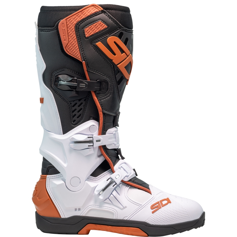 SiDi Crossair motorlaarzen wit-zwart-brons