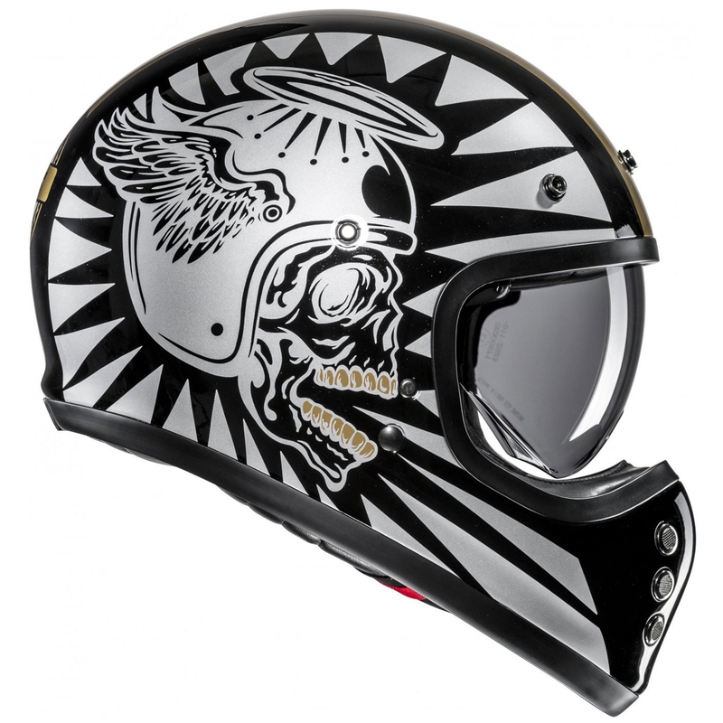 HJC V60 Flame MC9 integraal motorhelm goud-zwart