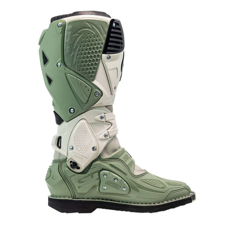 SiDi Crossfire 3 motorlaarzen groen-beige