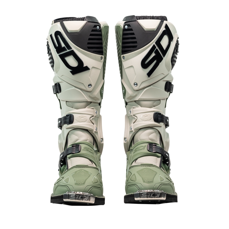 SiDi Crossfire 3 motorlaarzen groen-beige