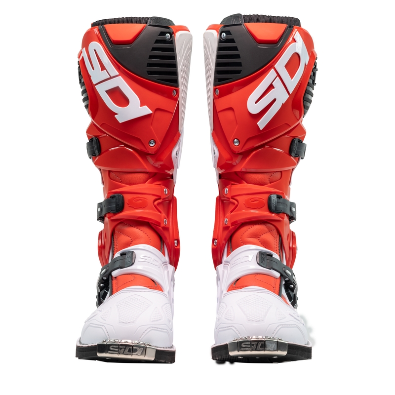 SiDi Crossfire 3 motorlaarzen rood en wit