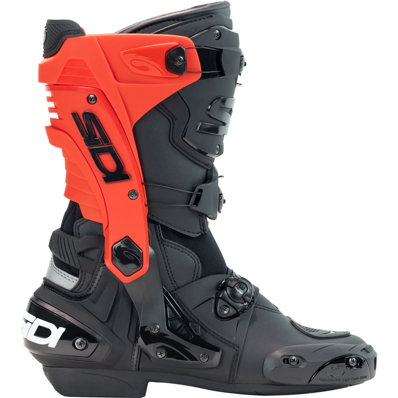 SiDi Rex zwart met rode motorlaarzen