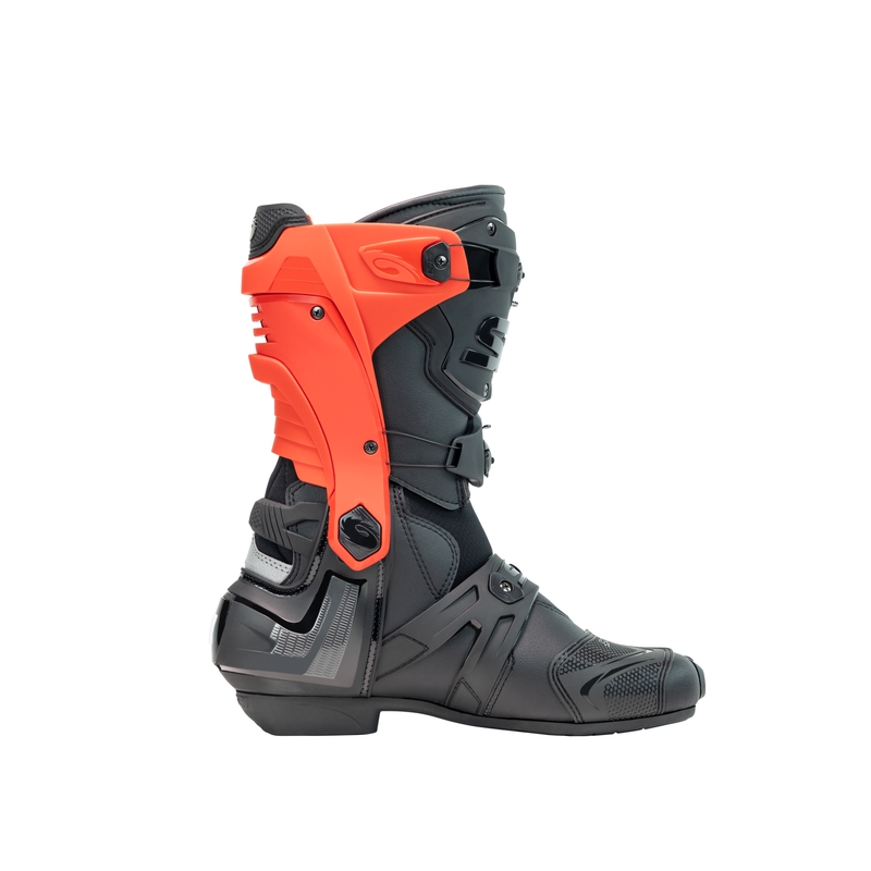 SiDi Rex zwart met rode motorlaarzen