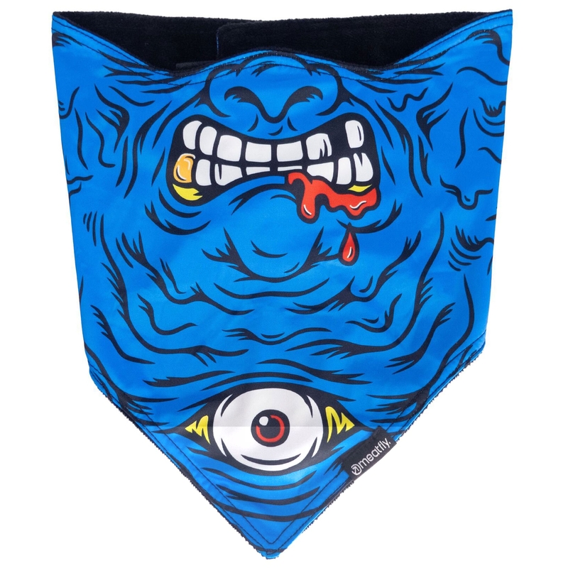 Meatfly Frosty Monster nekwarmer blauw